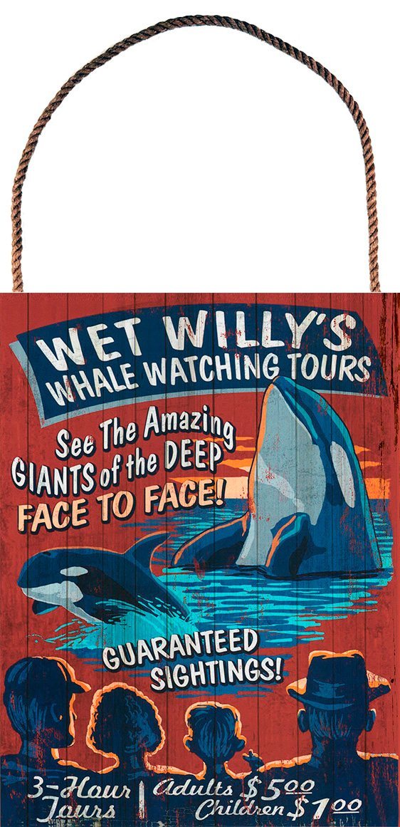 Whale Watching - Hanger aan touw