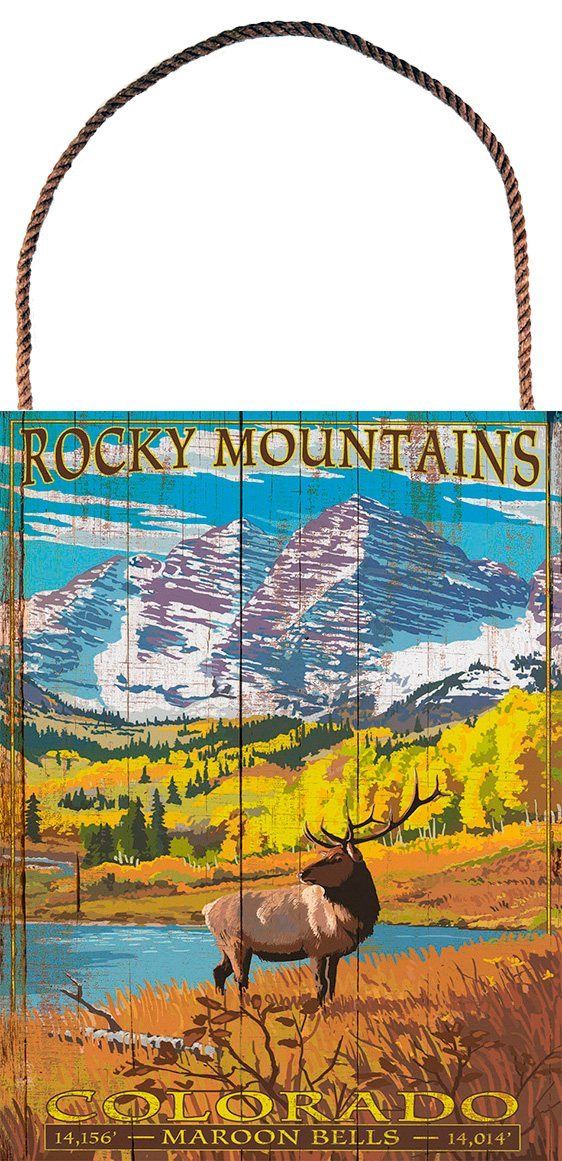 Rocky Mountains - Hanger aan touw