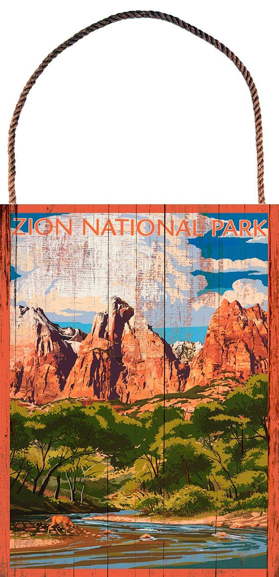 Zion National Park - Hanger aan touw