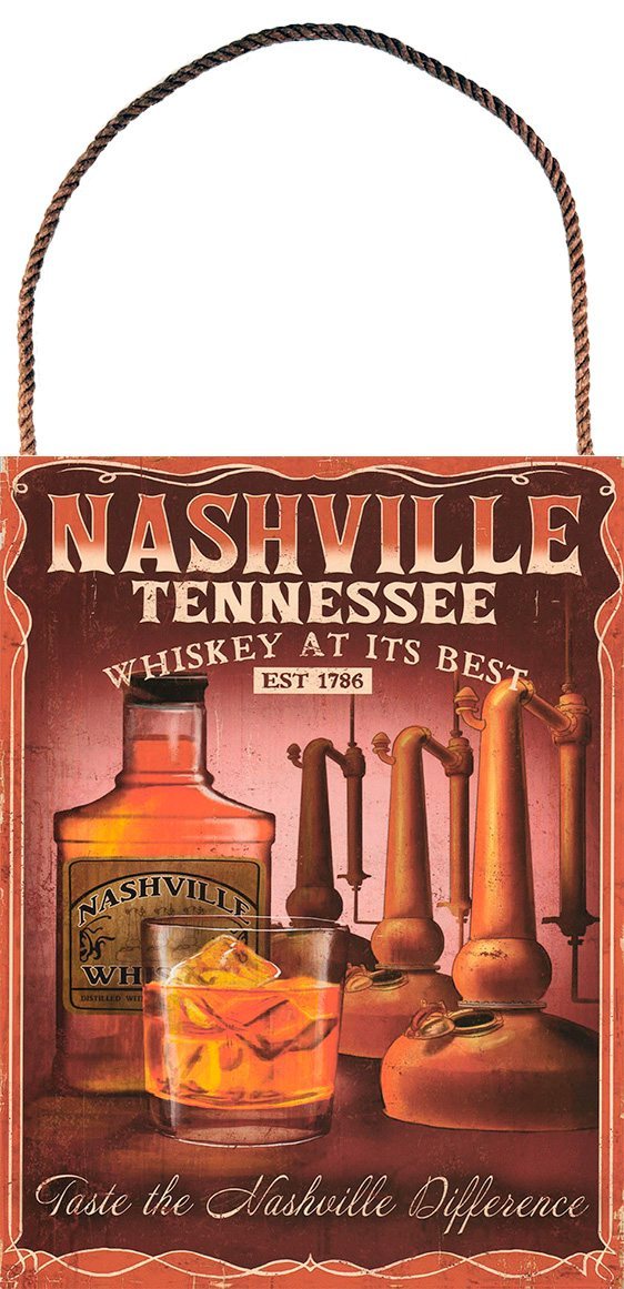 Nashville - Tennessee - Whiskey - Hanger aan touw