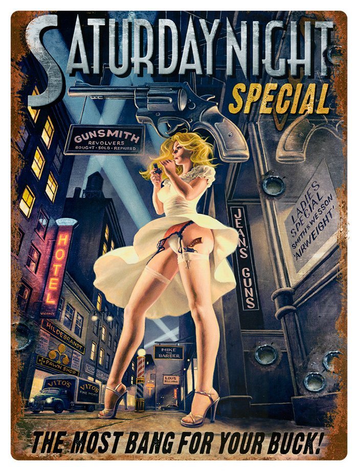 Saturday Night - Pin Up
