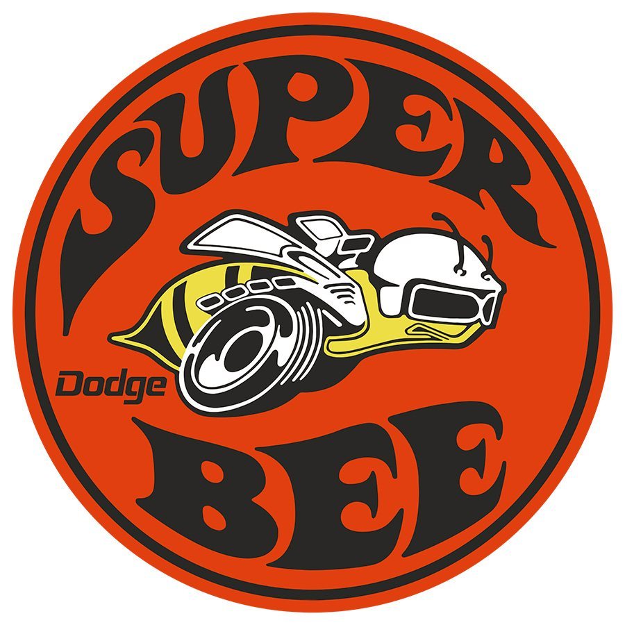 Super Bee - Dodge - 35 cm rond