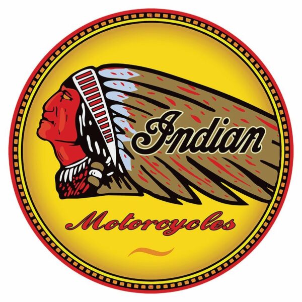 Indian Motorcycles - 35 cm rond