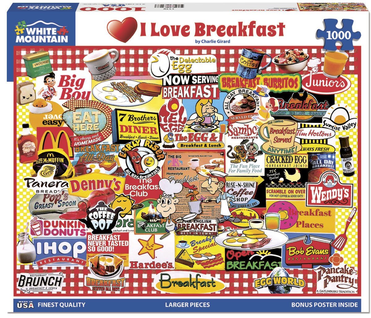 I Love Breakfast puzzel