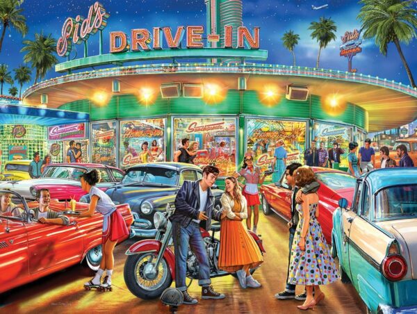American Drive In puzzel - Afbeelding 2