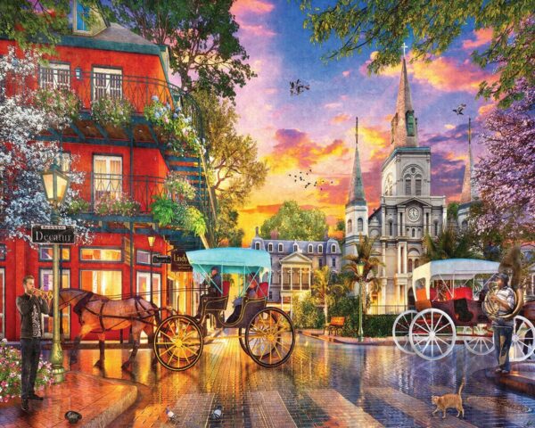 Sunset in New Orleans puzzel - Afbeelding 2