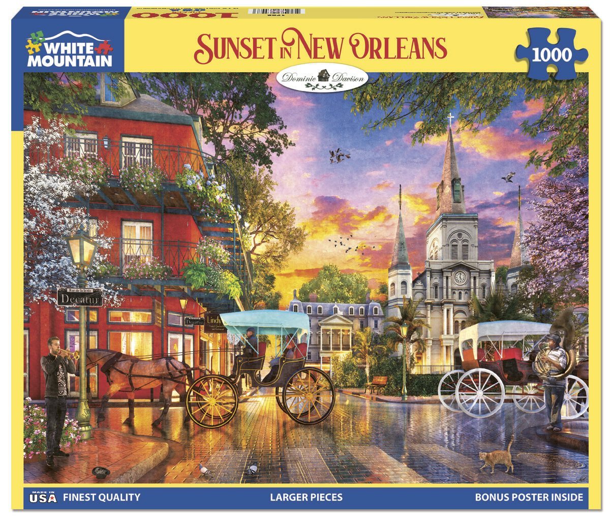 Sunset in New Orleans puzzel