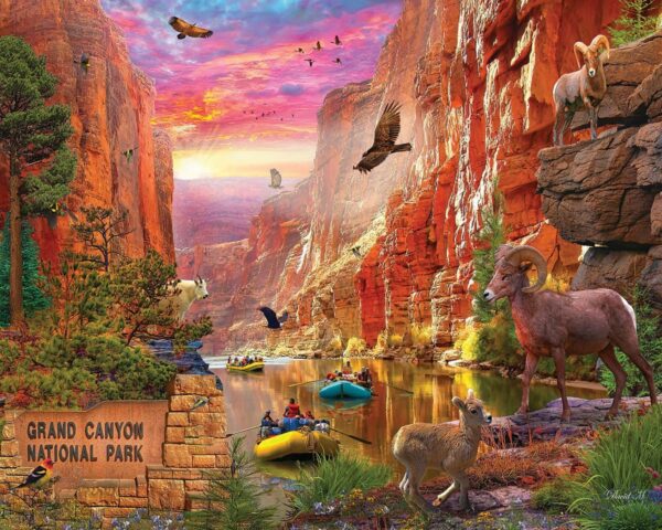 Grand Canyon puzzel - Afbeelding 2
