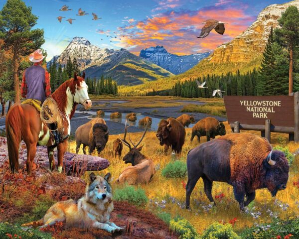 Yellowstone puzzel - Afbeelding 2