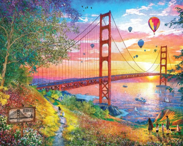 Golden Gate Bridge puzzel - Afbeelding 2