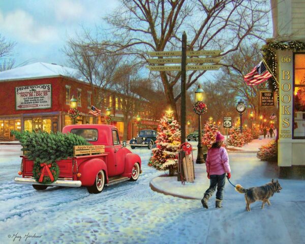 Main Street Christmas puzzel - Afbeelding 2