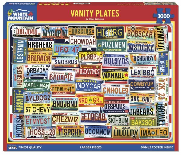 Vanity Plates puzzel