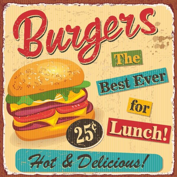 Onderzetters Fast Food - Set van 6 stuks - Afbeelding 8