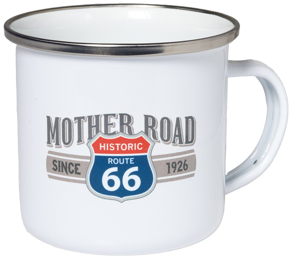 Mok - emaille - Route 66 - Mother Road