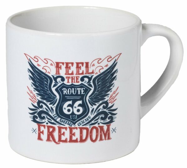 Mok - keramiek - Route 66 - Freedom
