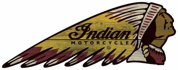 Indian logo XL - wood