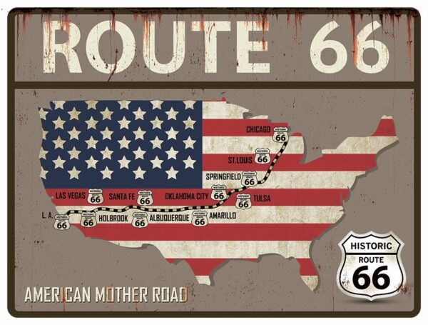 Route 66 Map