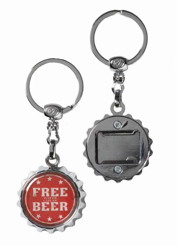 Sleutelhanger-opener Free Beer - Afbeelding 2