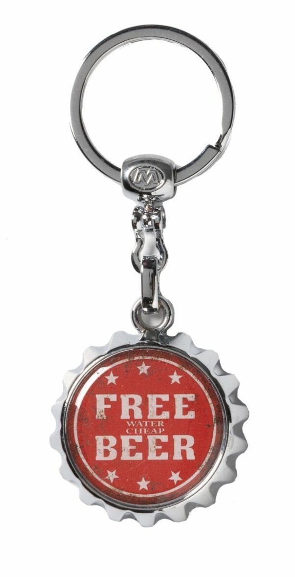 Sleutelhanger-opener Free Beer
