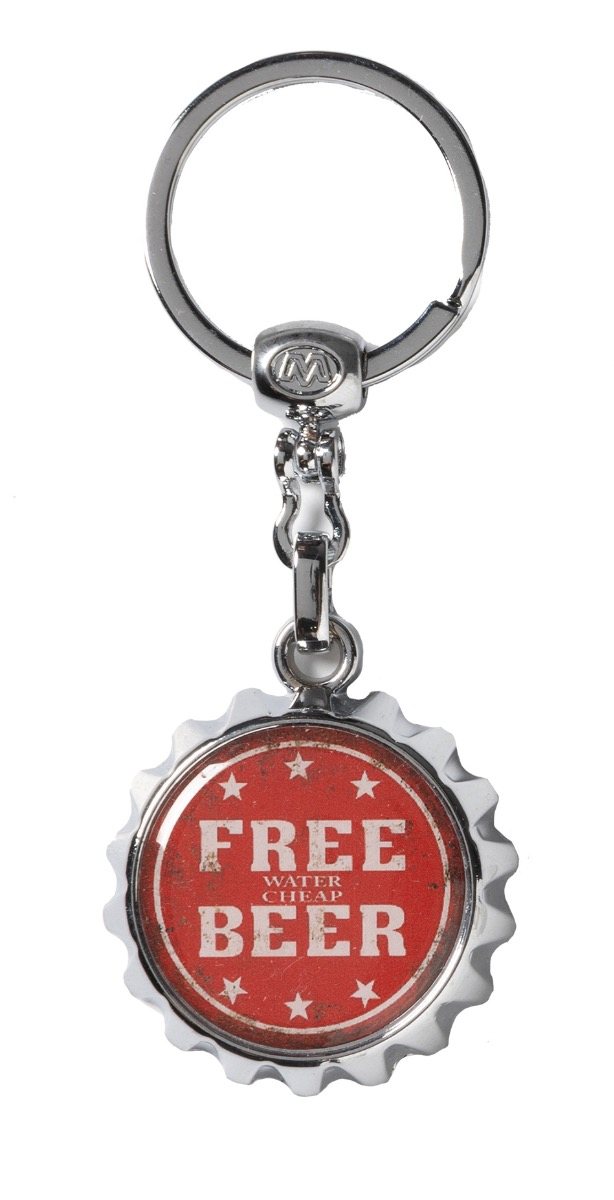 Sleutelhanger-opener Free Beer