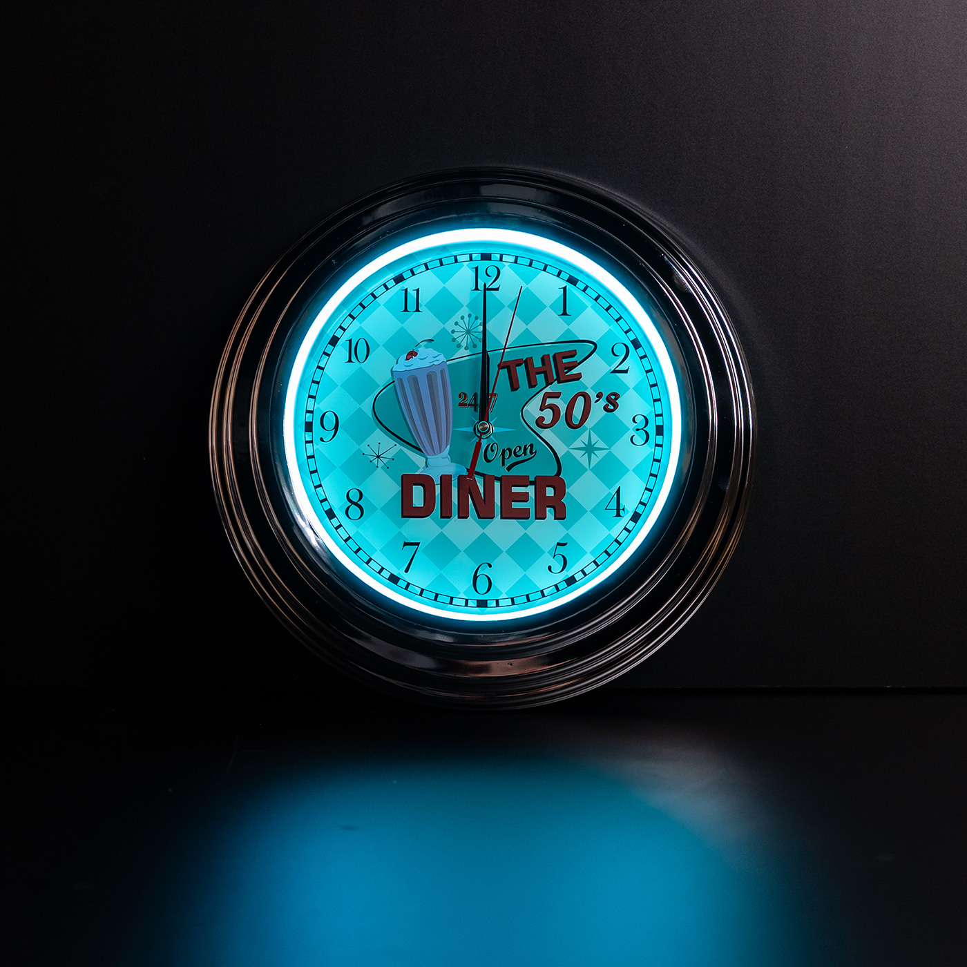 Klok - Diner - Neon LED