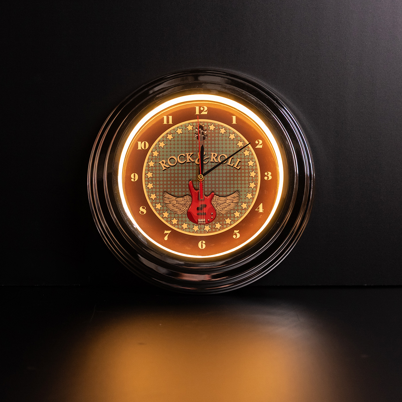 Klok - Rock and Roll - Neon LED