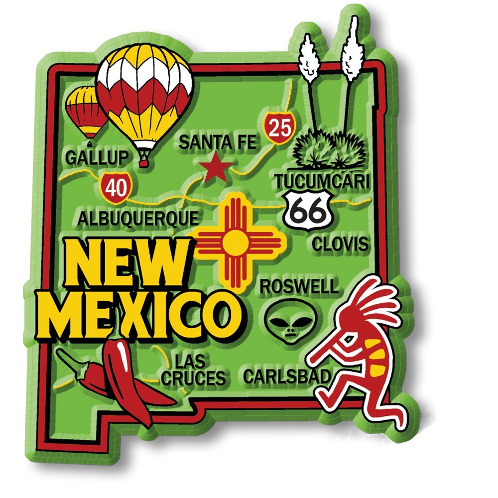 Colorful State - NEW MEXICO - Magneet