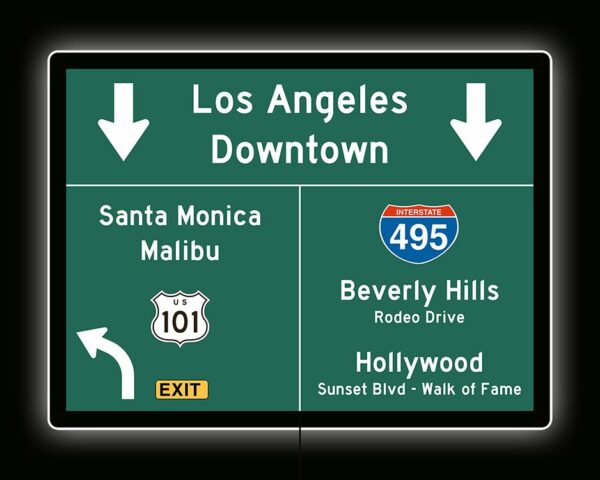 Backlight - Traffic Los Angeles - Hollywood