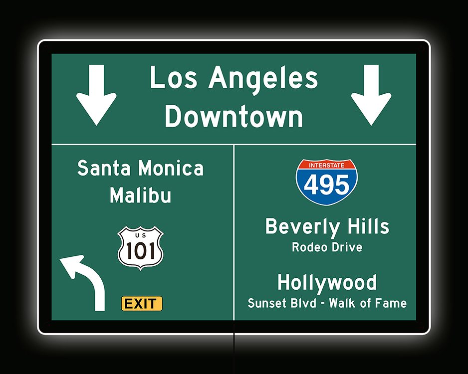 Backlight - Traffic Los Angeles - Hollywood