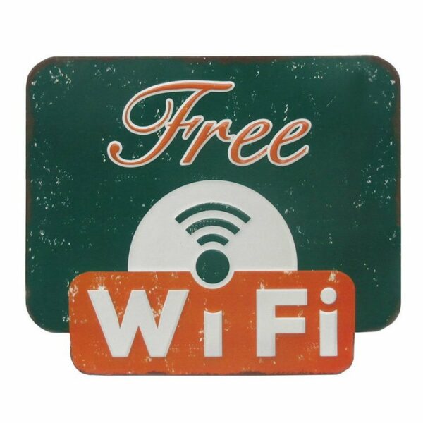 Free Wifi - Green-Orange