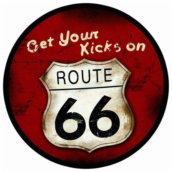 Onderzetters Route 66 - Set van 4 stuks - Afbeelding 8