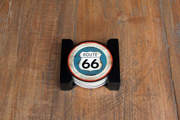 Onderzetters Route 66 - Set van 4 stuks - Afbeelding 10