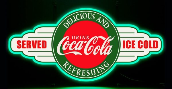 Contour Neon LED - Coca Cola - green