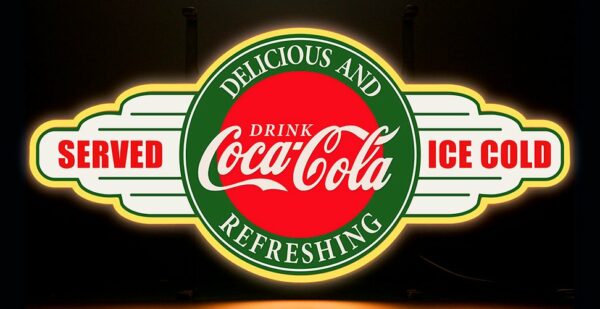 Contour Neon LED - Coca Cola - green - Afbeelding 2