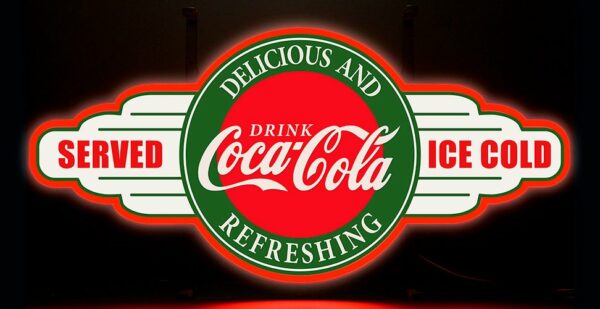 Contour Neon LED - Coca Cola - green - Afbeelding 3
