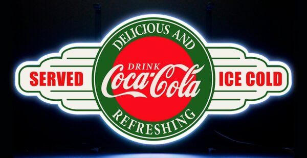 Contour Neon LED - Coca Cola - green - Afbeelding 4