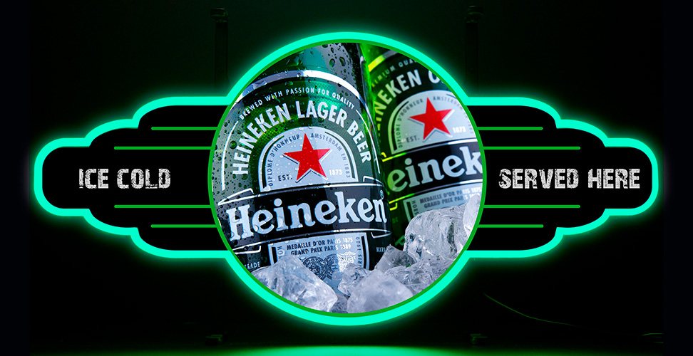 Contour Neon LED - Heineken