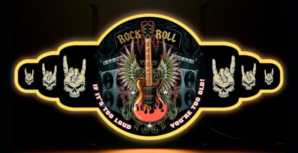 Contour Neon LED - Rock n Roll - Guitar