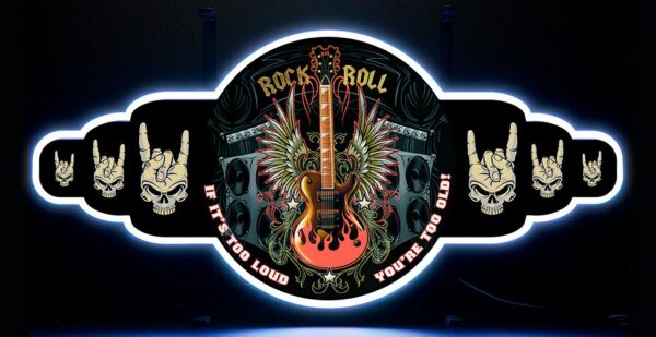Contour Neon LED - Rock n Roll - Guitar - Afbeelding 4