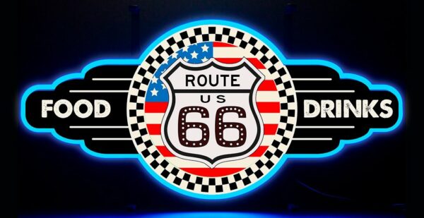Contour Neon LED - Route 66 - Racing