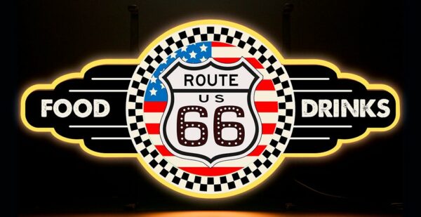 Contour Neon LED - Route 66 - Racing - Afbeelding 2