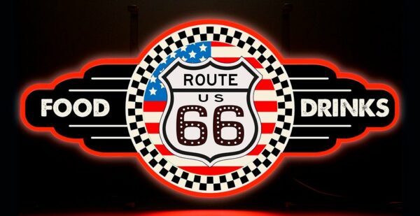Contour Neon LED - Route 66 - Racing - Afbeelding 3