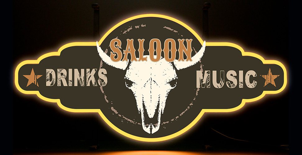 Contour Neon LED - Saloon