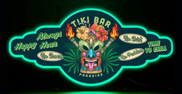 Contour Neon LED - Tiki Bar - Afbeelding 2