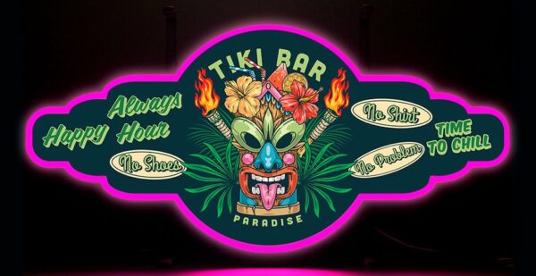 Contour Neon LED - Tiki Bar - Afbeelding 4