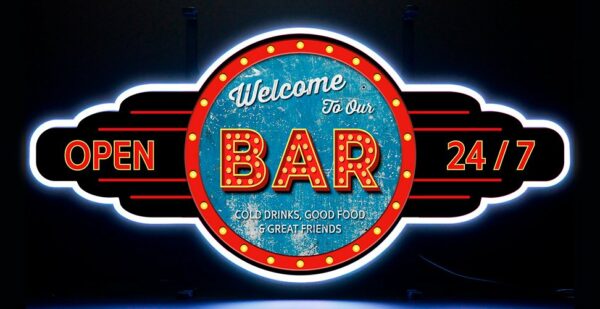 Contour Neon LED - Welcome to our Bar - Afbeelding 3