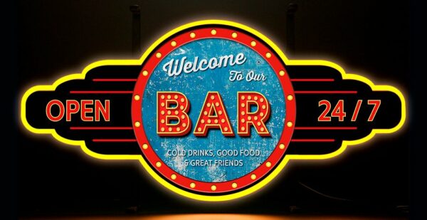 Contour Neon LED - Welcome to our Bar - Afbeelding 4
