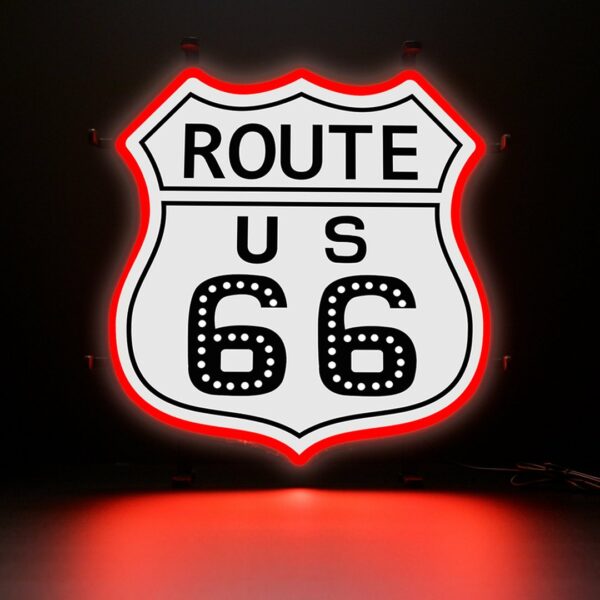 Contour Neon LED - Route 66 white