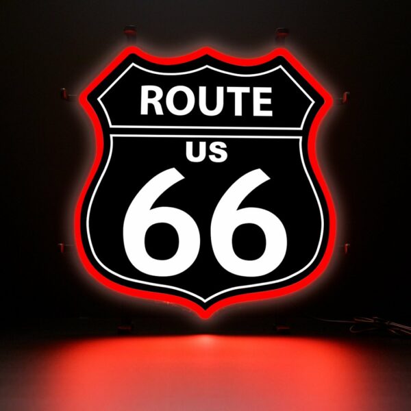 Contour Neon LED - Route 66 Black - Afbeelding 2