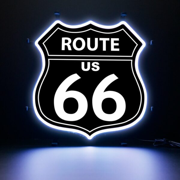 Contour Neon LED - Route 66 Black